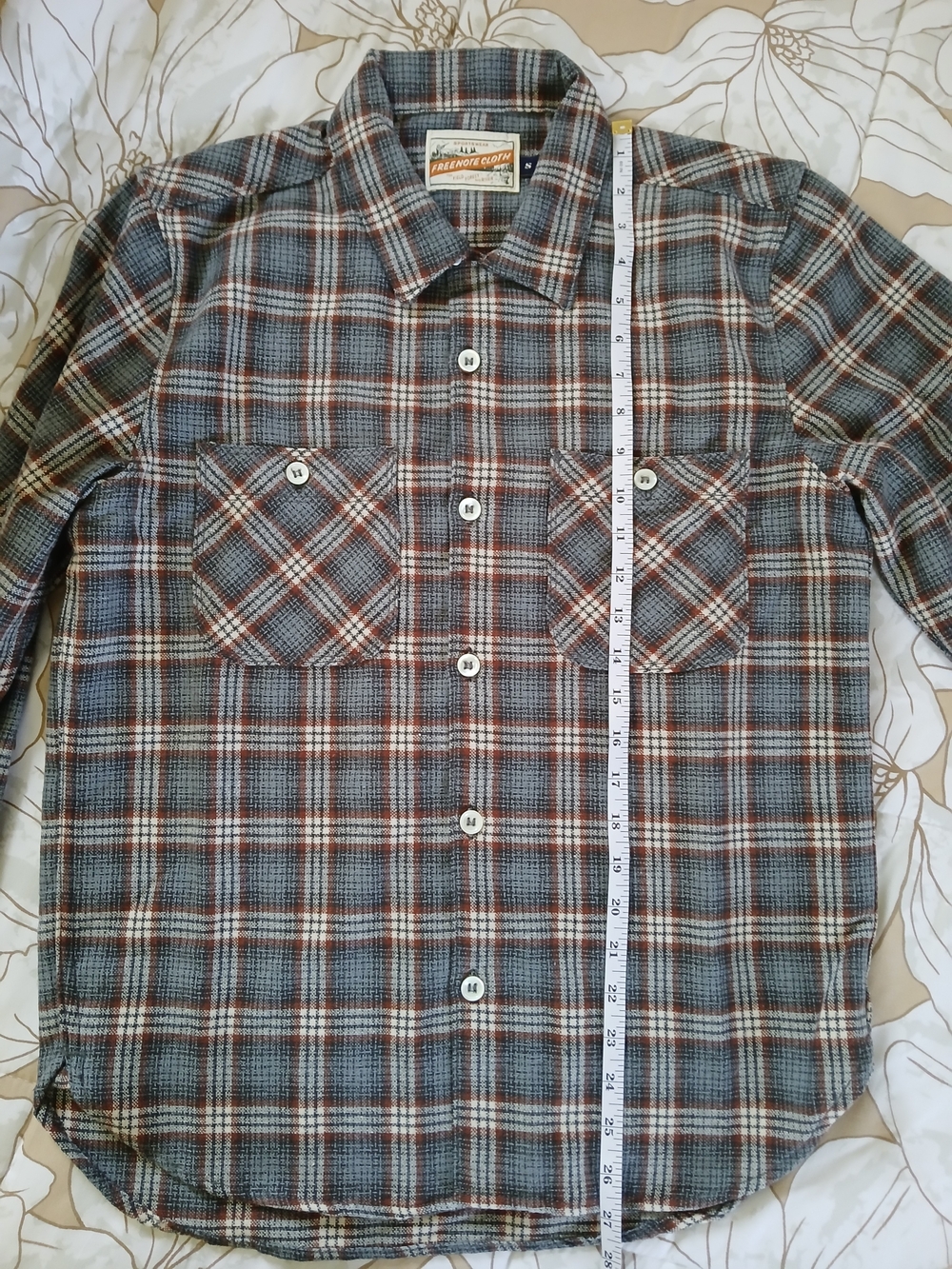 Freenote Cloth - Dayton LS Kodiak Gray Wool - Picture 7 of 10